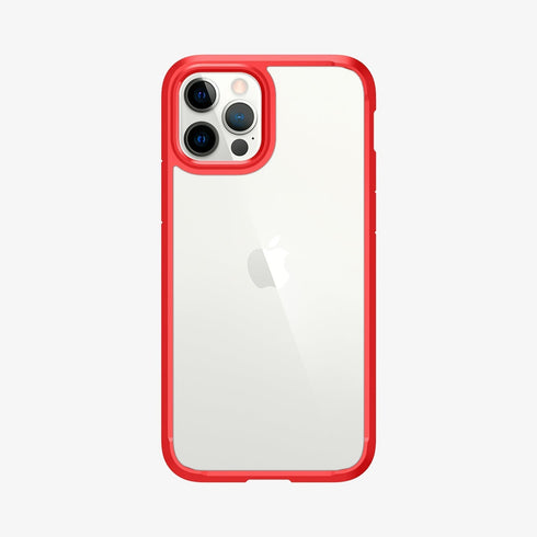 ACS01618 - iPhone 12 Pro Max Case Ultra Hybrid in crystal clear showing the back